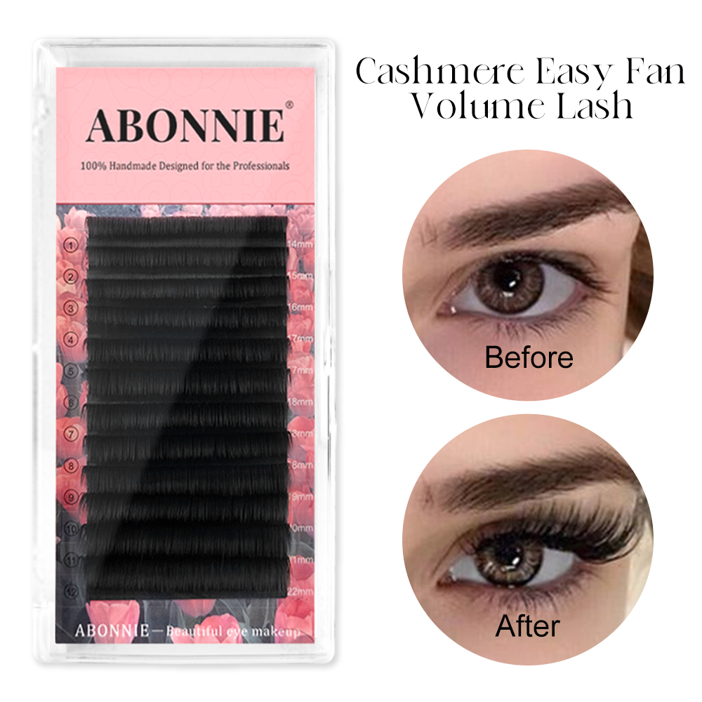 Eyelash Extension Remover At Home - Abonnie Easy Fanning Eyelash Extensions Blooming