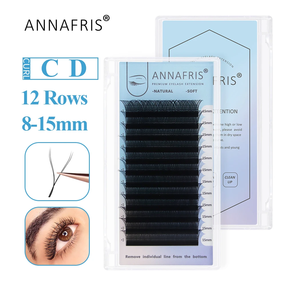 Eyelash Extension Double Lash - ANNAFRIS YY Shape Eyelash Extension Double