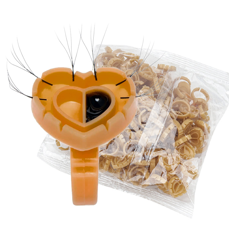 Eyelash Extension Kits - 500PCS Glue Rings for Lash Extension