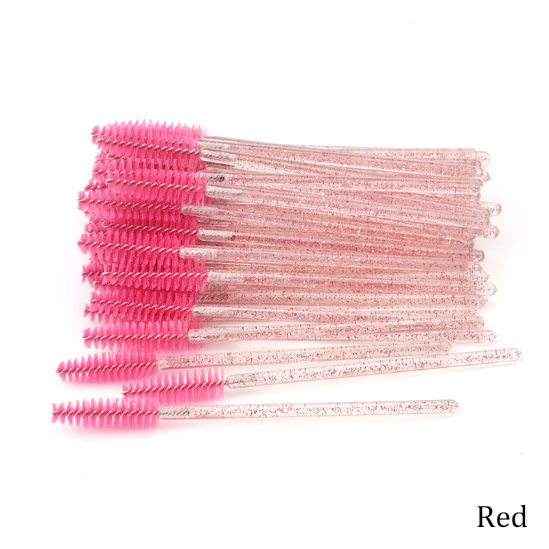 Eyelash Extension Options - 50PCS Eyelash Brushes Disposable Eyelashes Mascara