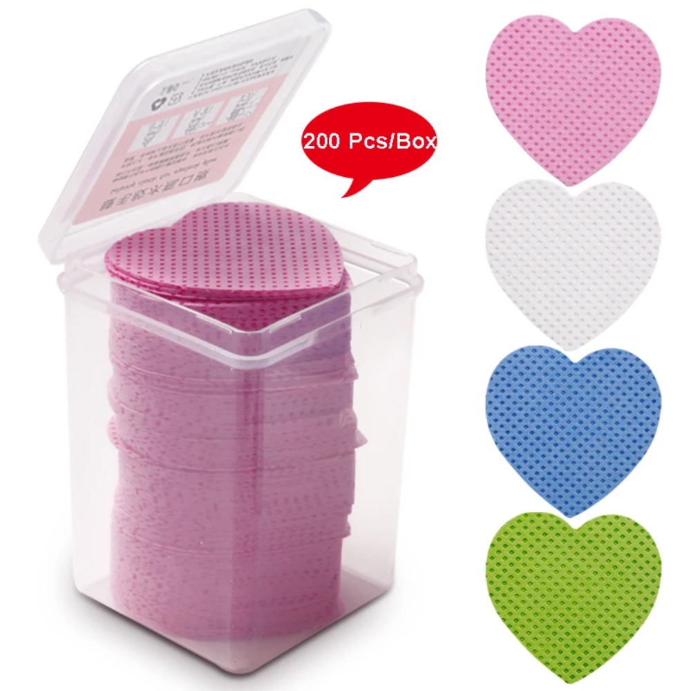 Eyelash Extension Double Lash - 200PCS Wipes Paper Cotton Eyelash Glue