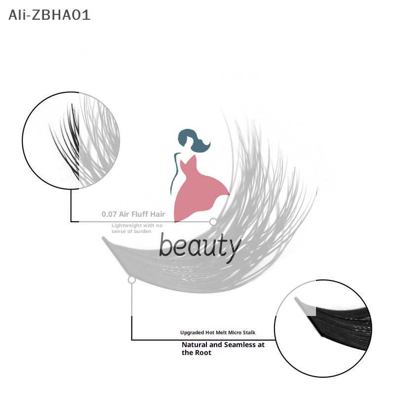 Eyelash Extension Kits - 3D Faux Mink Lashes Wispy Eyelash