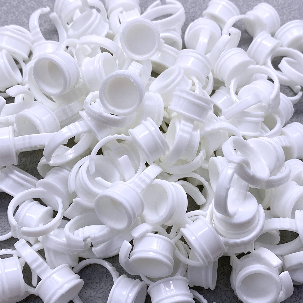 100Pcs Disposable Glue Ring Cu - огляд і ціна Eyelash Extension Glue