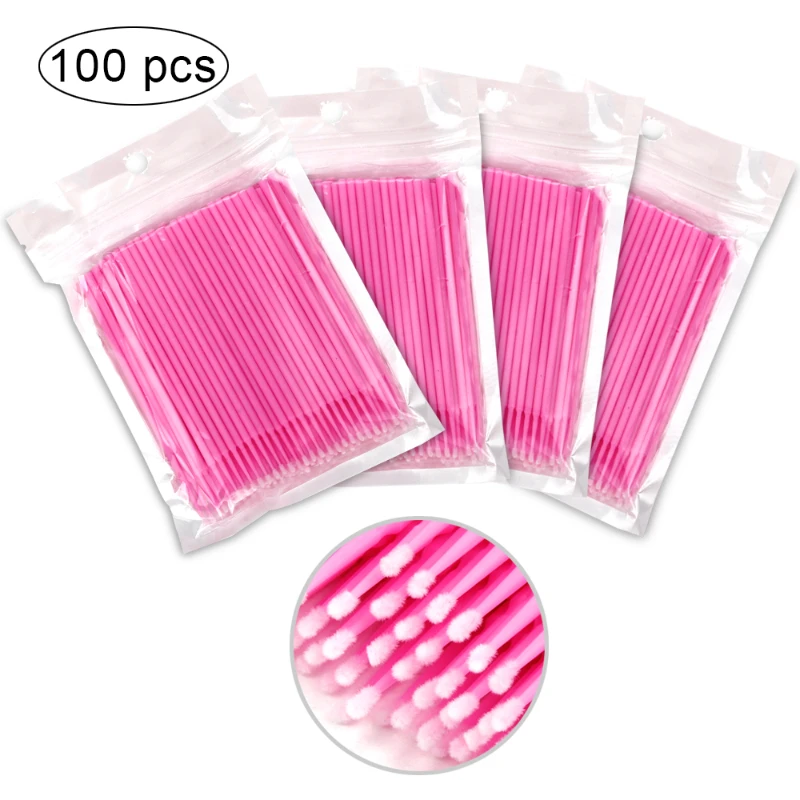 100Pcs/bag Disposable Eyelash  - огляд і ціна Eyelash Extension Removal