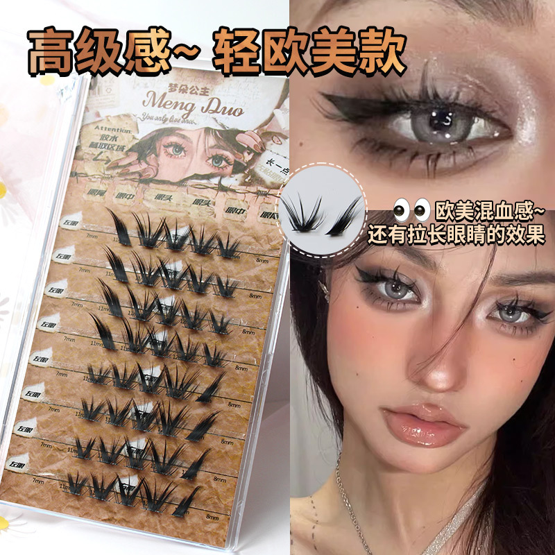 New Cat Eye Mink Eyelashes 3D  - огляд і ціна Eyelash Extension Volume Cat Eye