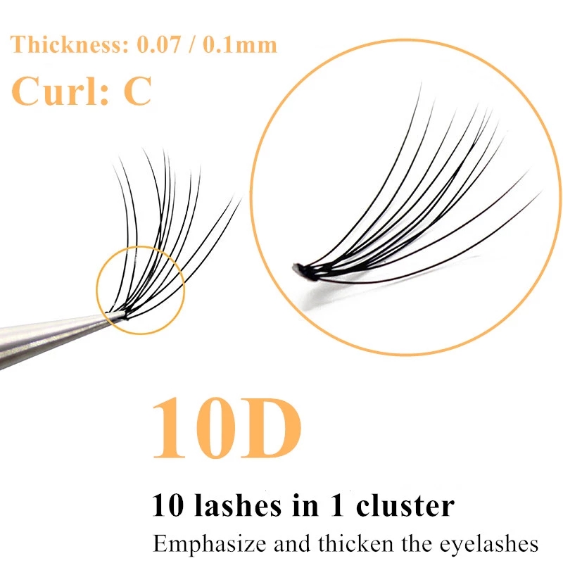 10D Faux Mink Eyelash Clusters - огляд і ціна Eyelash Extension Remover At Home