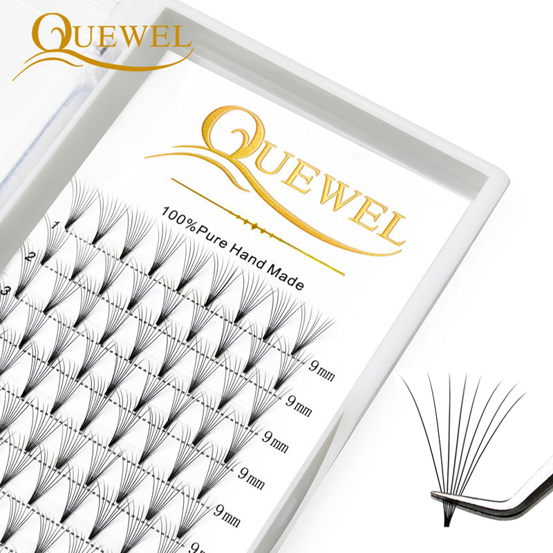 Quewel Premade Fans Lashes 8D/ - огляд і ціна Eyelash Extension Equipment