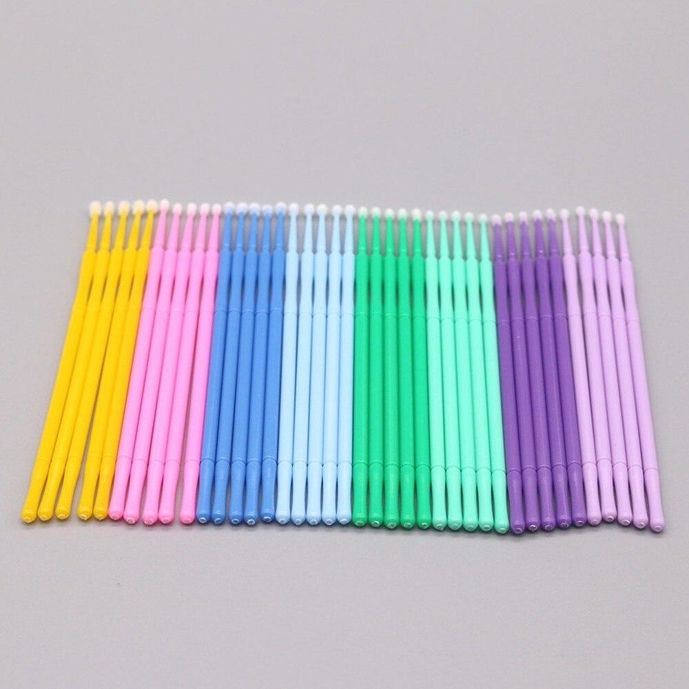 100pcs/lot Micro Brushes Make  - огляд і ціна Eyelash Extension Options