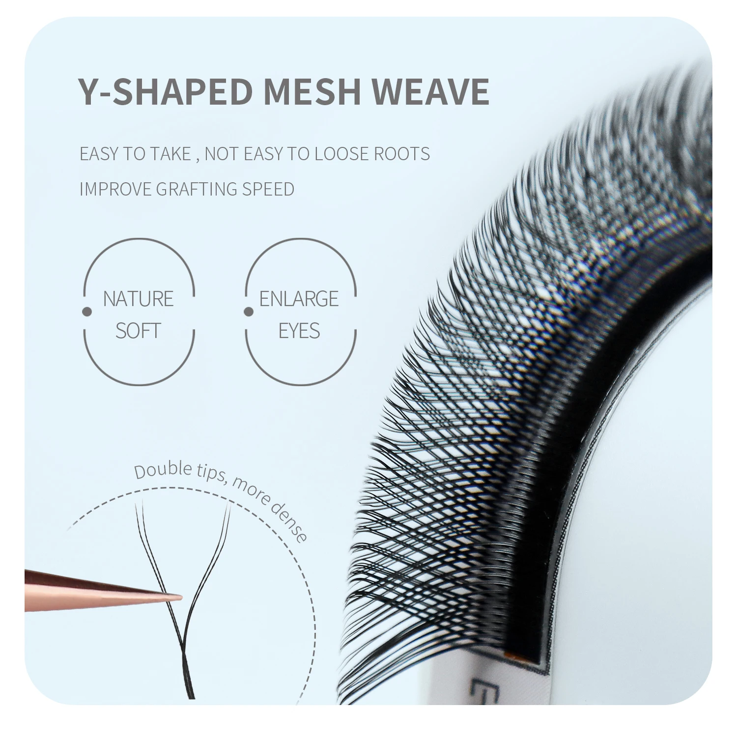 ANNAFRIS YY Shape Eyelash Exte - огляд і ціна Eyelash Extension Double Lash