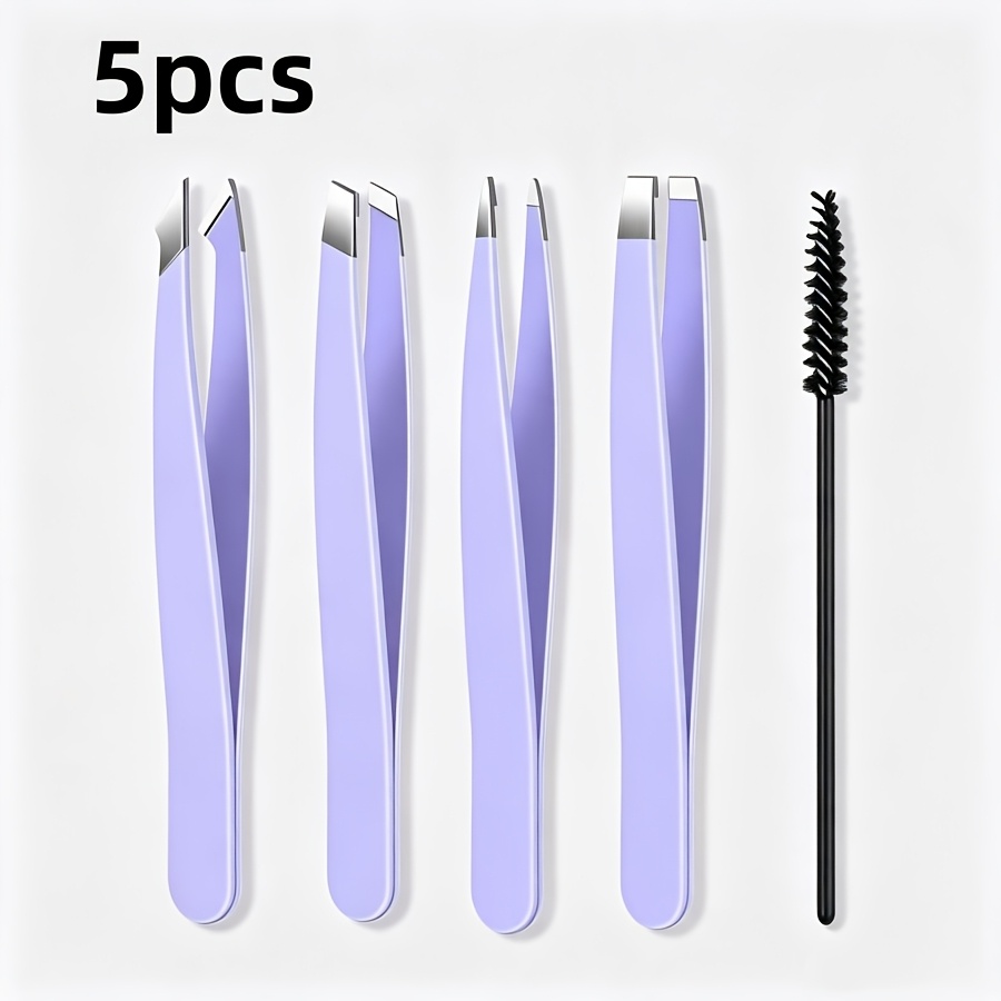 5pcs Set Purple Stainless Stee - огляд і ціна Eyelash Extension Removal
