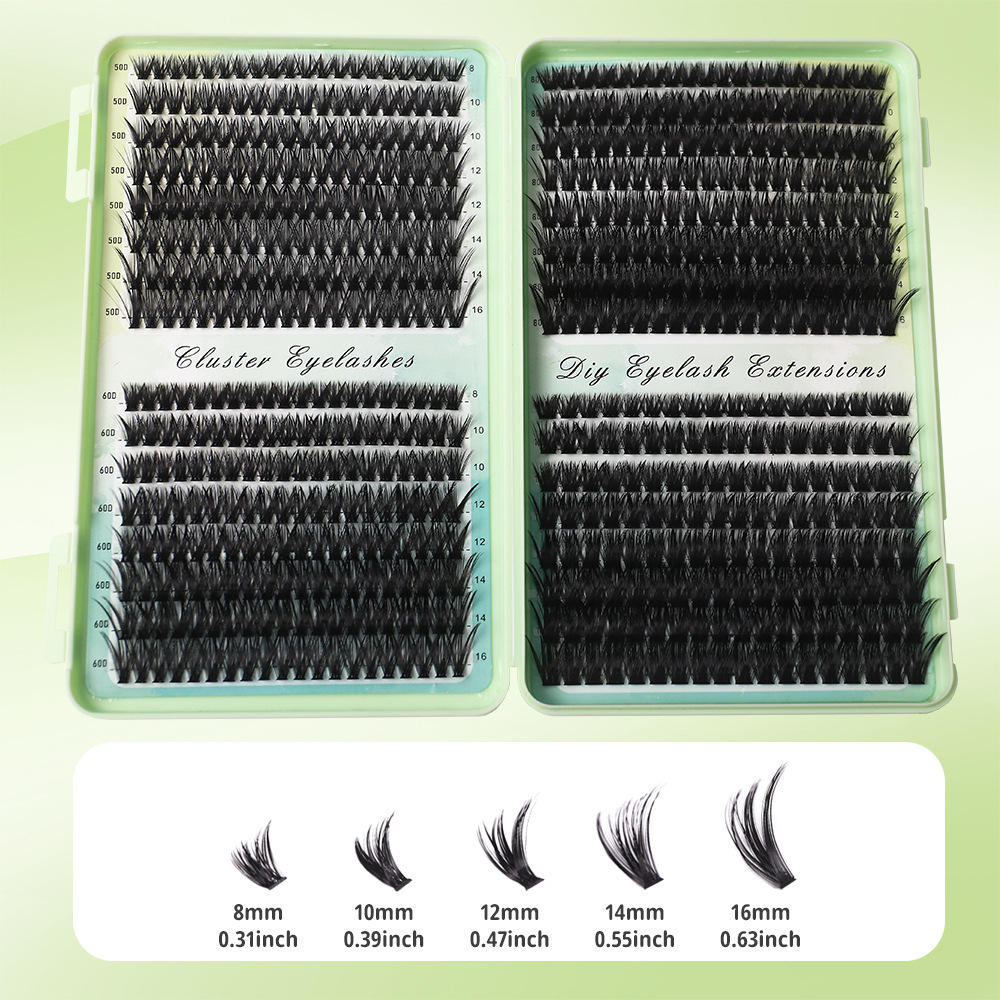 Lashes Cluster DIY Lash Extens - огляд і ціна Eyelash Extension Volume Cat Eye