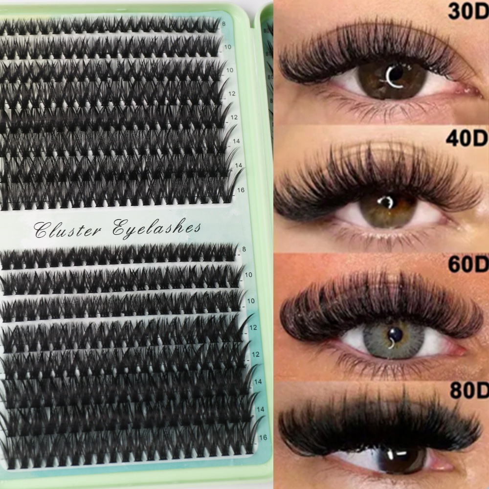 Lashes Cluster DIY Lash Extens - огляд і ціна Eyelash Extension Volume Cat Eye