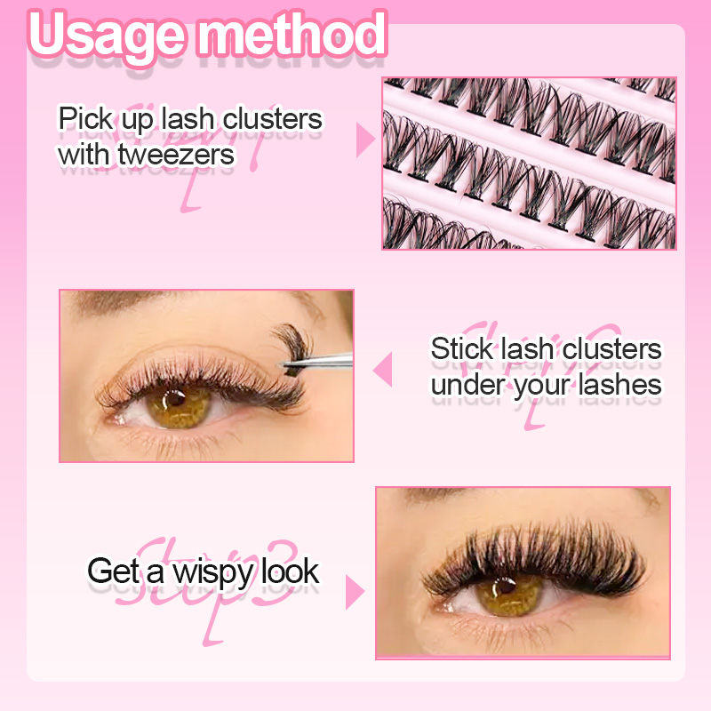 Individual Lashes Eyelash tuft - огляд і ціна Eyelash Extension Options