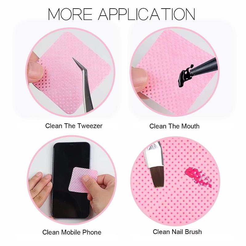 200Pcs Lint‑Free Nail Wipes Ey - огляд і ціна Eyelash Extension Removal