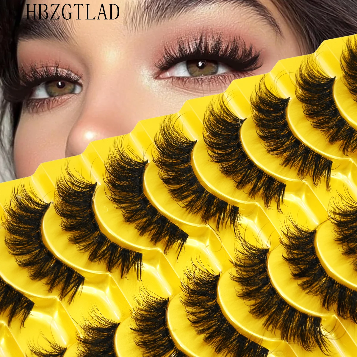 AMSDCN 7D Cat Eye Fluffy Mink  - огляд і ціна Eyelash Extension Volume Cat Eye