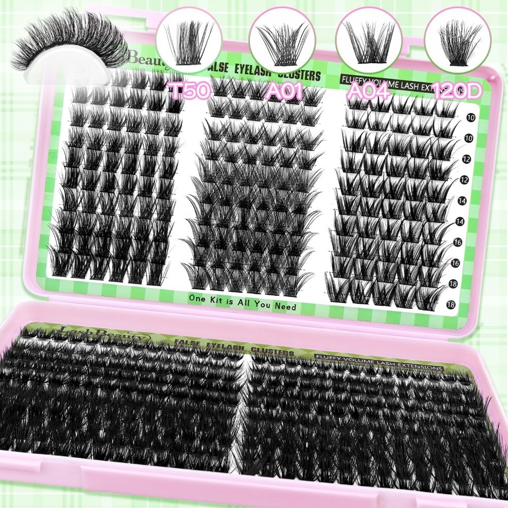 Natural Look False Eyelashes W - огляд і ціна Eyelash Extension Kits