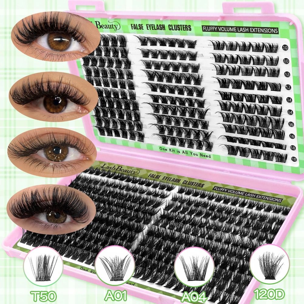 Natural Look False Eyelashes W - огляд і ціна Eyelash Extension Kits