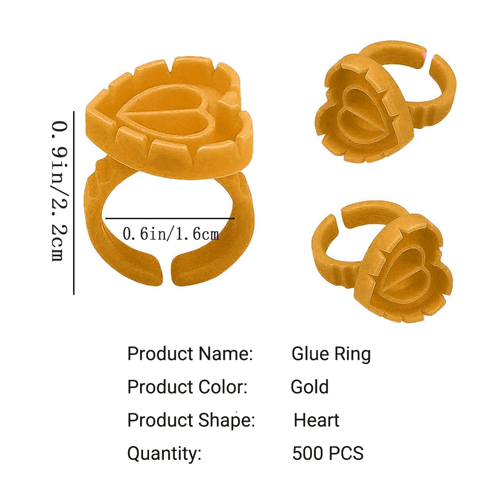 500PCS Glue Rings for Lash Ext - огляд і ціна Eyelash Extension Kits