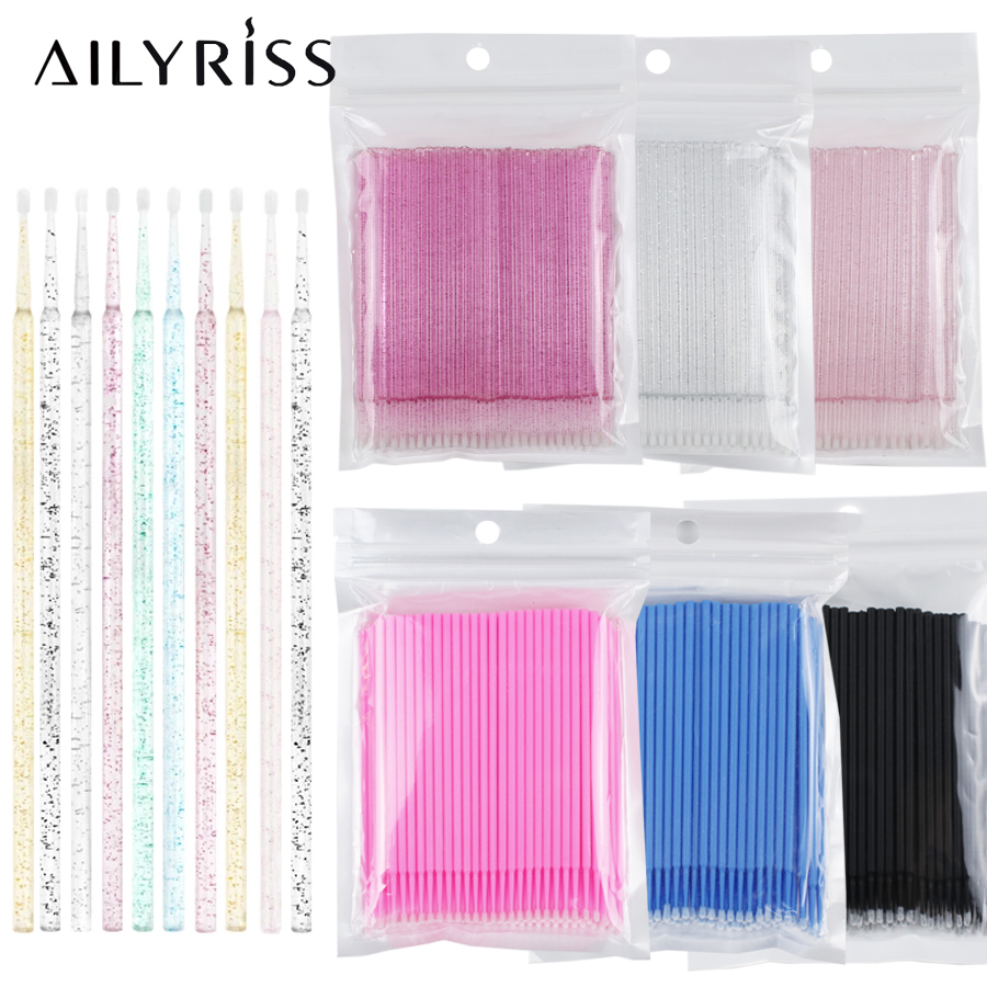 500pcs/lot Disposable Applicat - огляд і ціна Eyelash Extension Options