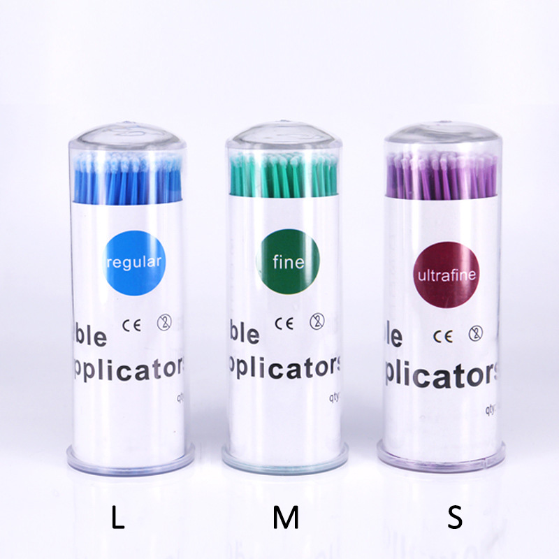 100Pcs/bottle MicroBrush For E - огляд і ціна Eyelash Extension Kits