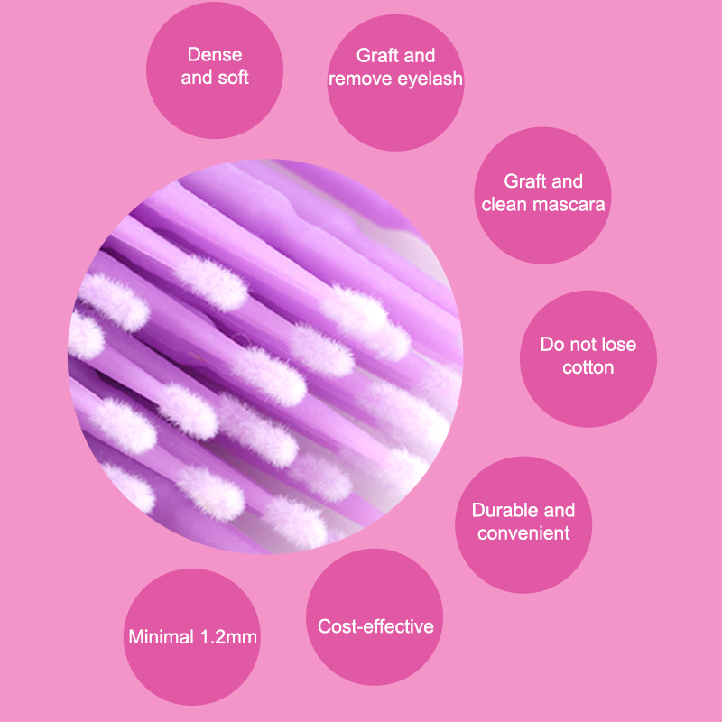 50/100PCS Disposable Micro Bru - огляд і ціна Eyelash Extension Removal