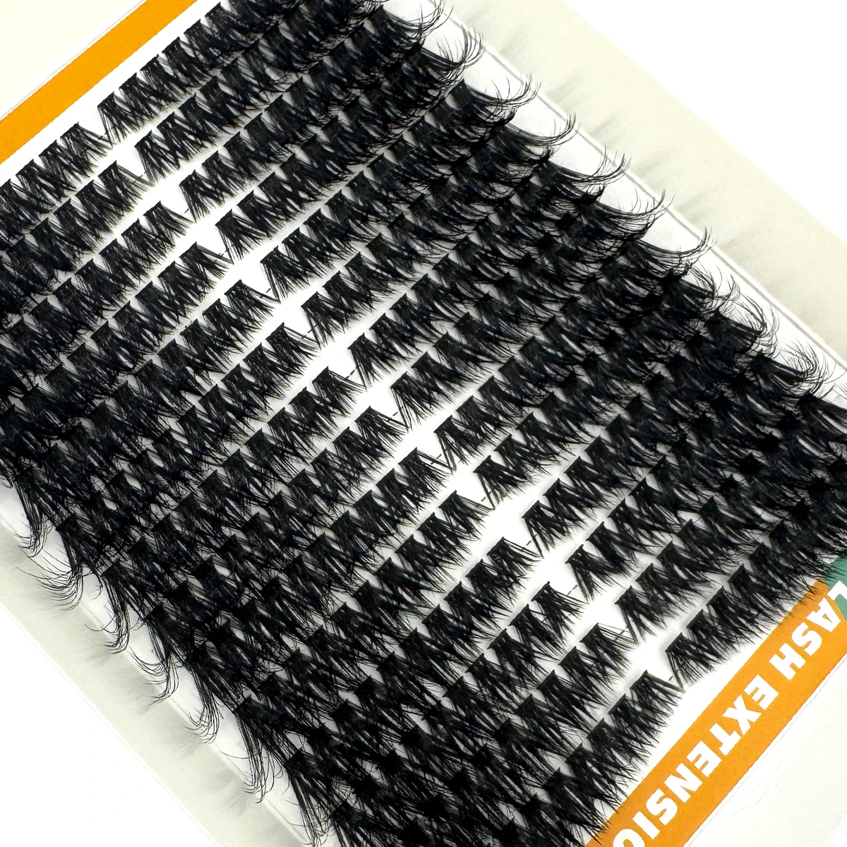 AMSDCN  80D Fluffy Lash Cluste - огляд і ціна Eyelash Extension Volume Cat Eye