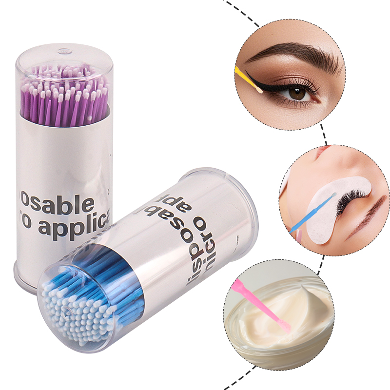 100pcs Disposable Eyelash Brus - огляд і ціна Eyelash Extension Options