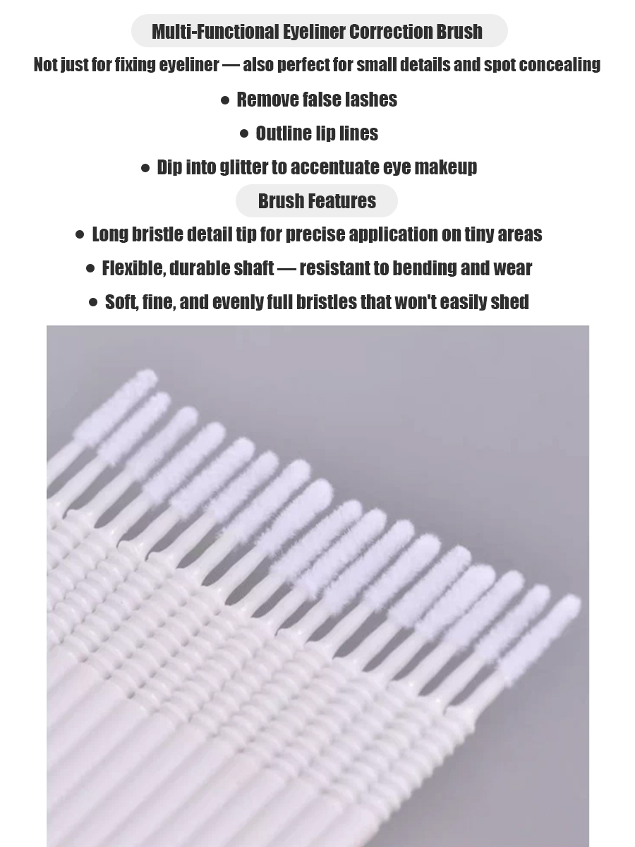 Disposable Long Cotton Swabs E - огляд і ціна Eyelash Extension Removal