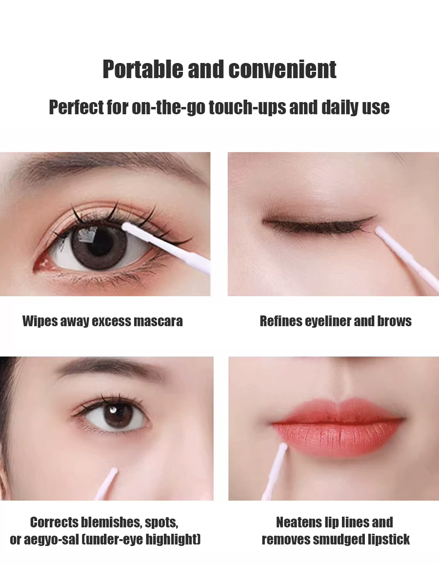 Disposable Long Cotton Swabs E - огляд і ціна Eyelash Extension Removal