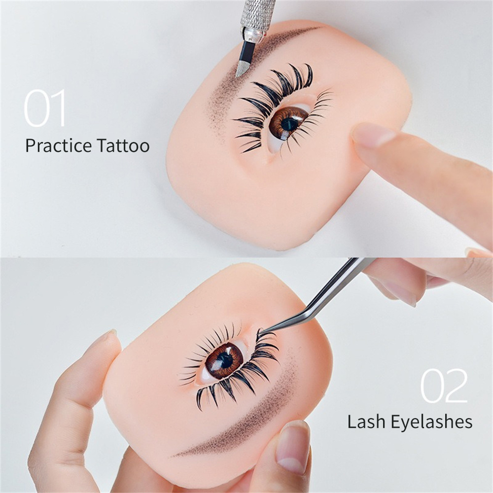 Eyelash Extension Practice Man - огляд і ціна Eyelash Extension Doll Eye