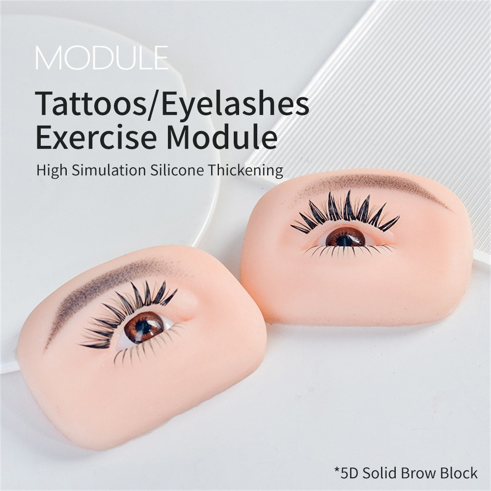 Eyelash Extension Practice Man - огляд і ціна Eyelash Extension Doll Eye
