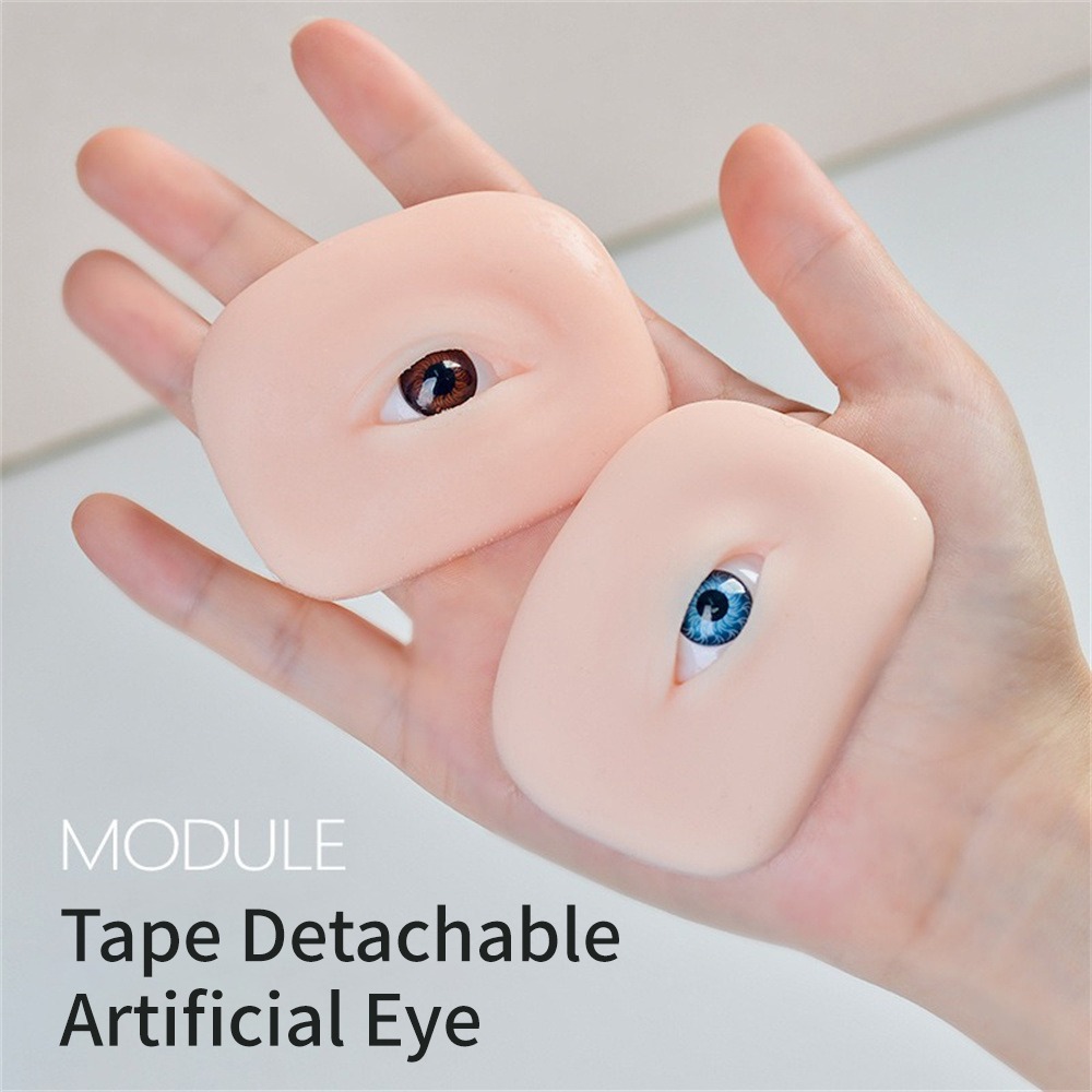 Eyelash Extension Practice Man - огляд і ціна Eyelash Extension Doll Eye