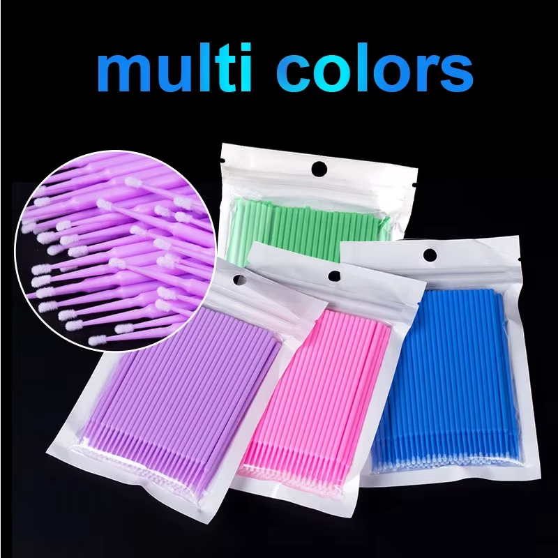 100Pcs Eyelash Cleaning Brush  - огляд і ціна Eyelash Extension Removal