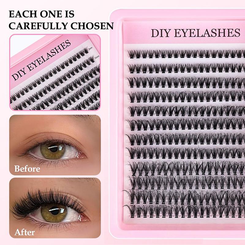 Natural Cluster Feathe-r Lash  - огляд і ціна Eyelash Extension Kits