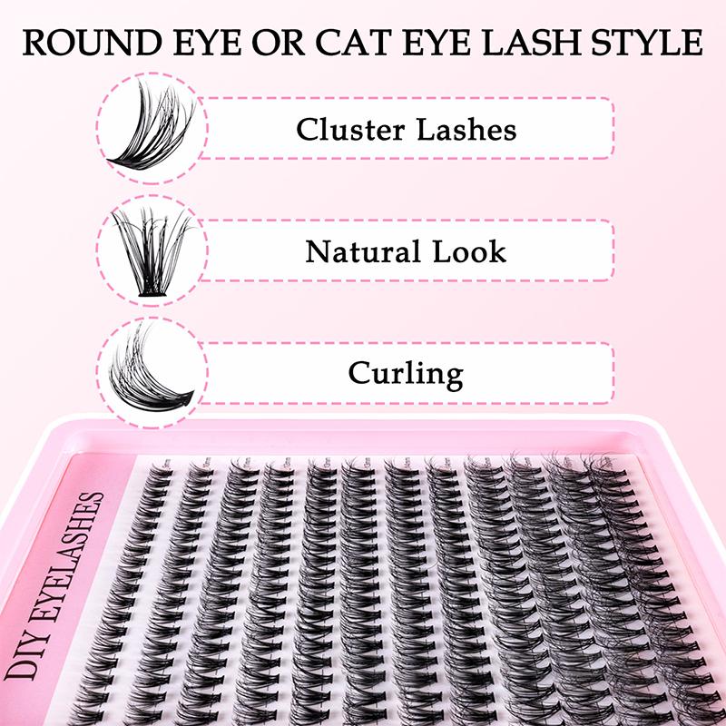 Natural Cluster Feathe-r Lash  - огляд і ціна Eyelash Extension Kits
