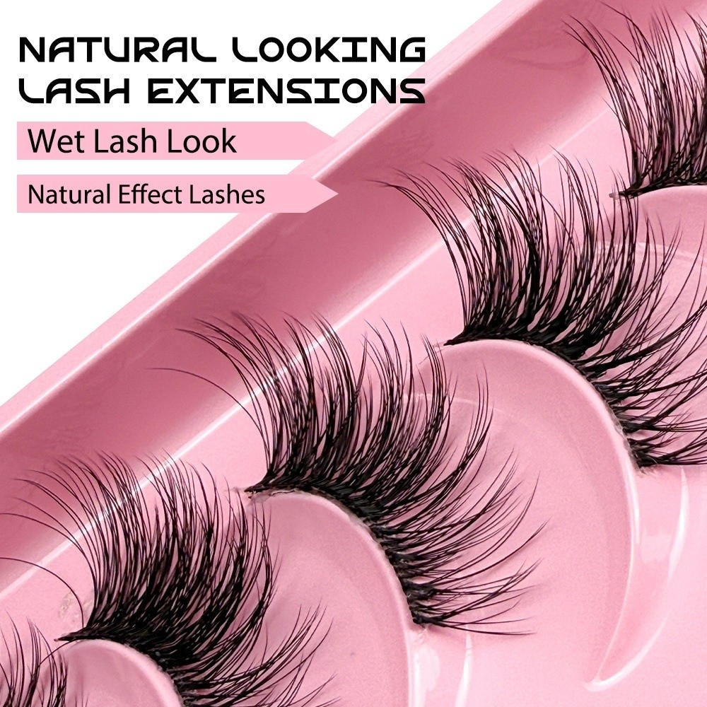 10Pairs Reusable 3D Dramatic F - огляд і ціна Eyelash Extension Volume Cat Eye