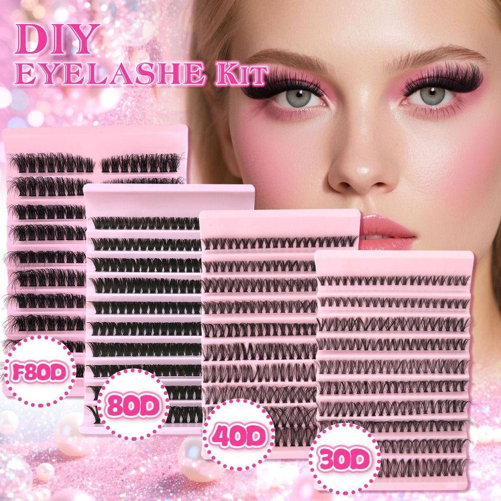 Natural Look False Eyelashes W - огляд і ціна Eyelash Extension Kits