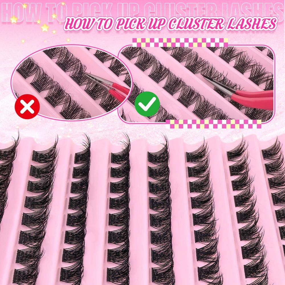 Natural Look False Eyelashes W - огляд і ціна Eyelash Extension Kits