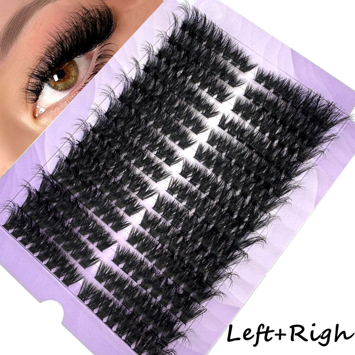 14Rows50D-100D Fluffy Lash Clu - огляд і ціна Eyelash Extension Volume Cat Eye
