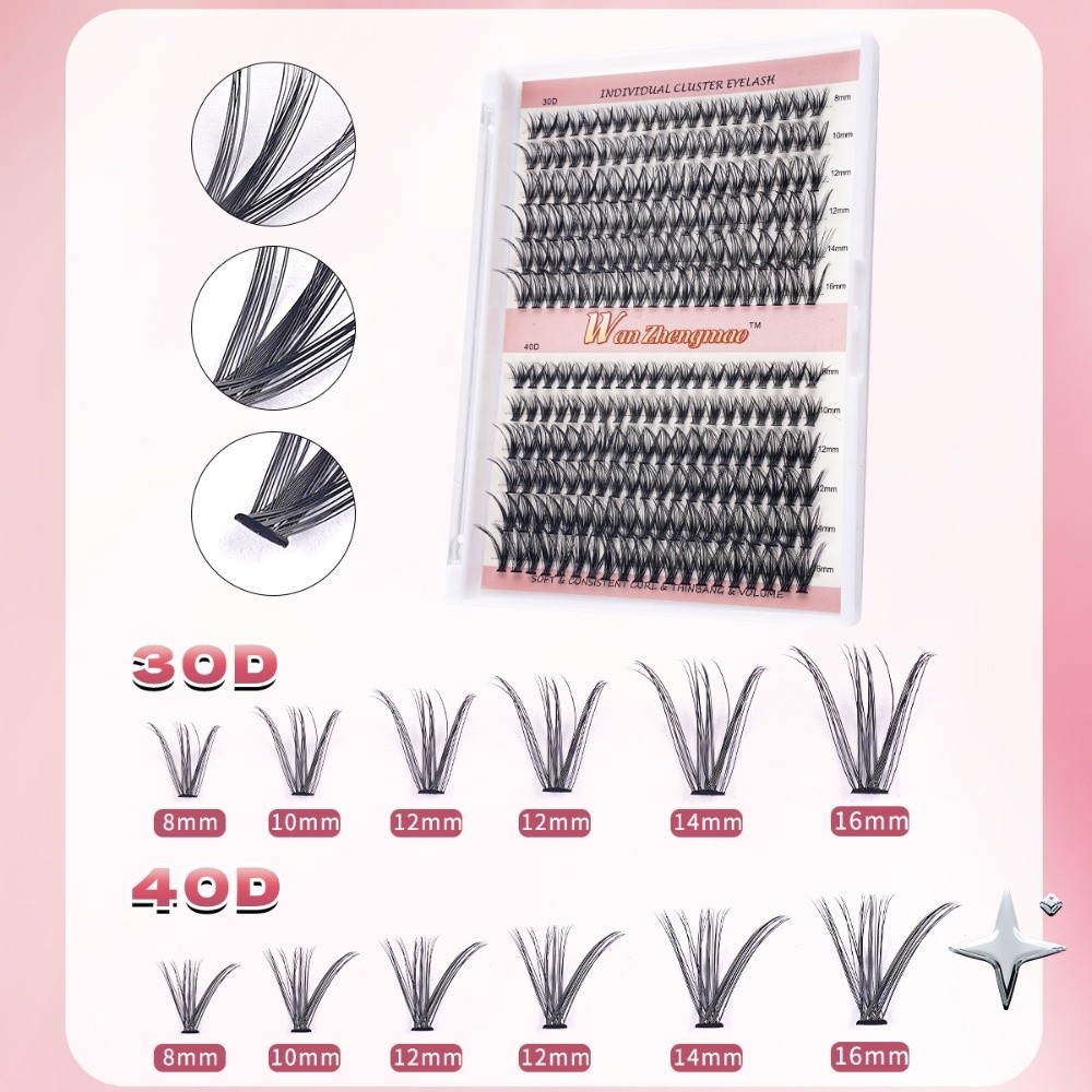 8-16mm Length False Eyelashes  - огляд і ціна Eyelash Extension Kits