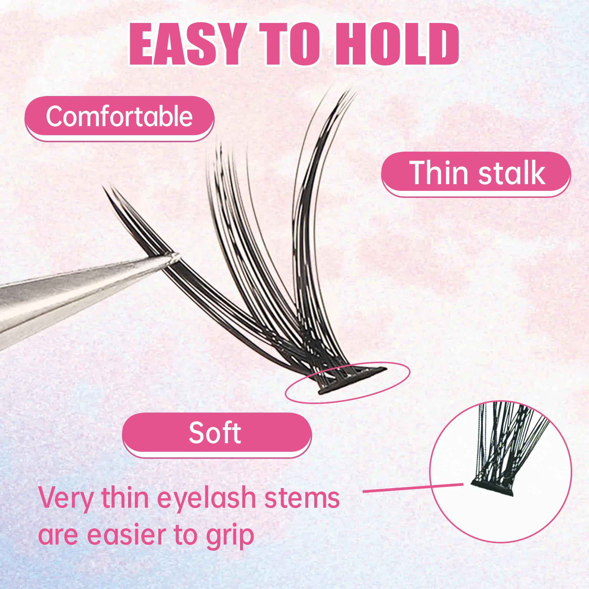 Eyelashes 200 PCS Clusters Las - огляд і ціна Eyelash Extension Remover At Home