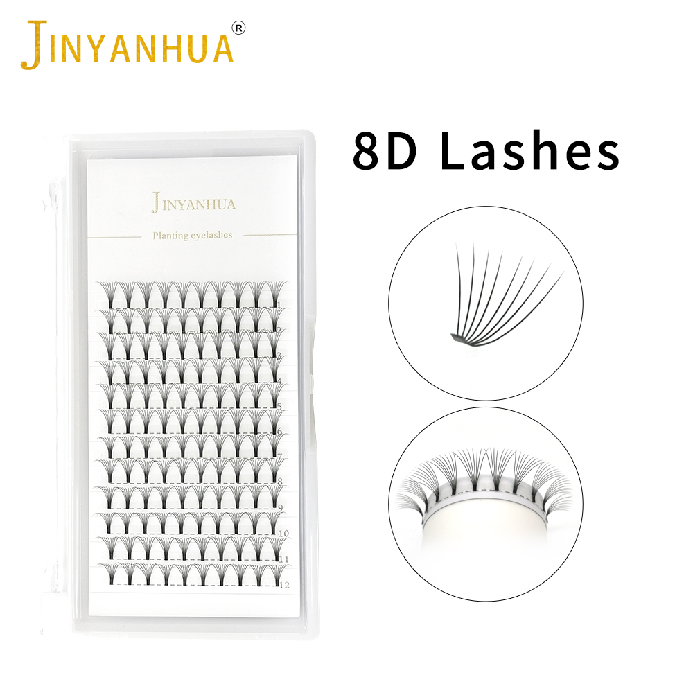JINYANHUA 8D Fans Eyelash Exte - огляд і ціна Eyelash Extension Remover At Home