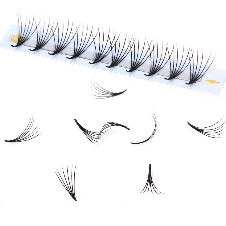 Flat Premade Eyelash Fan 3D 4D - огляд і ціна Eyelash Extension Double Lash