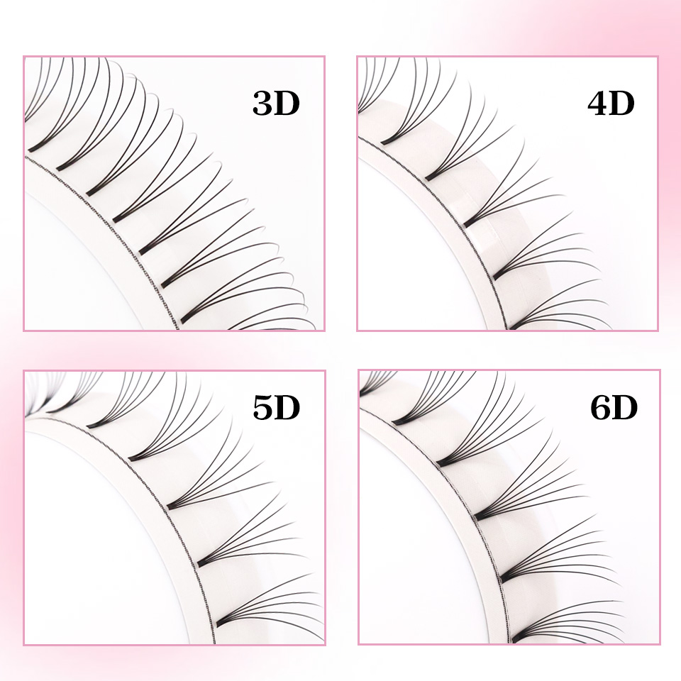 Rujade Premade Volume Fans Sho - огляд і ціна Eyelash Extension Double Lash