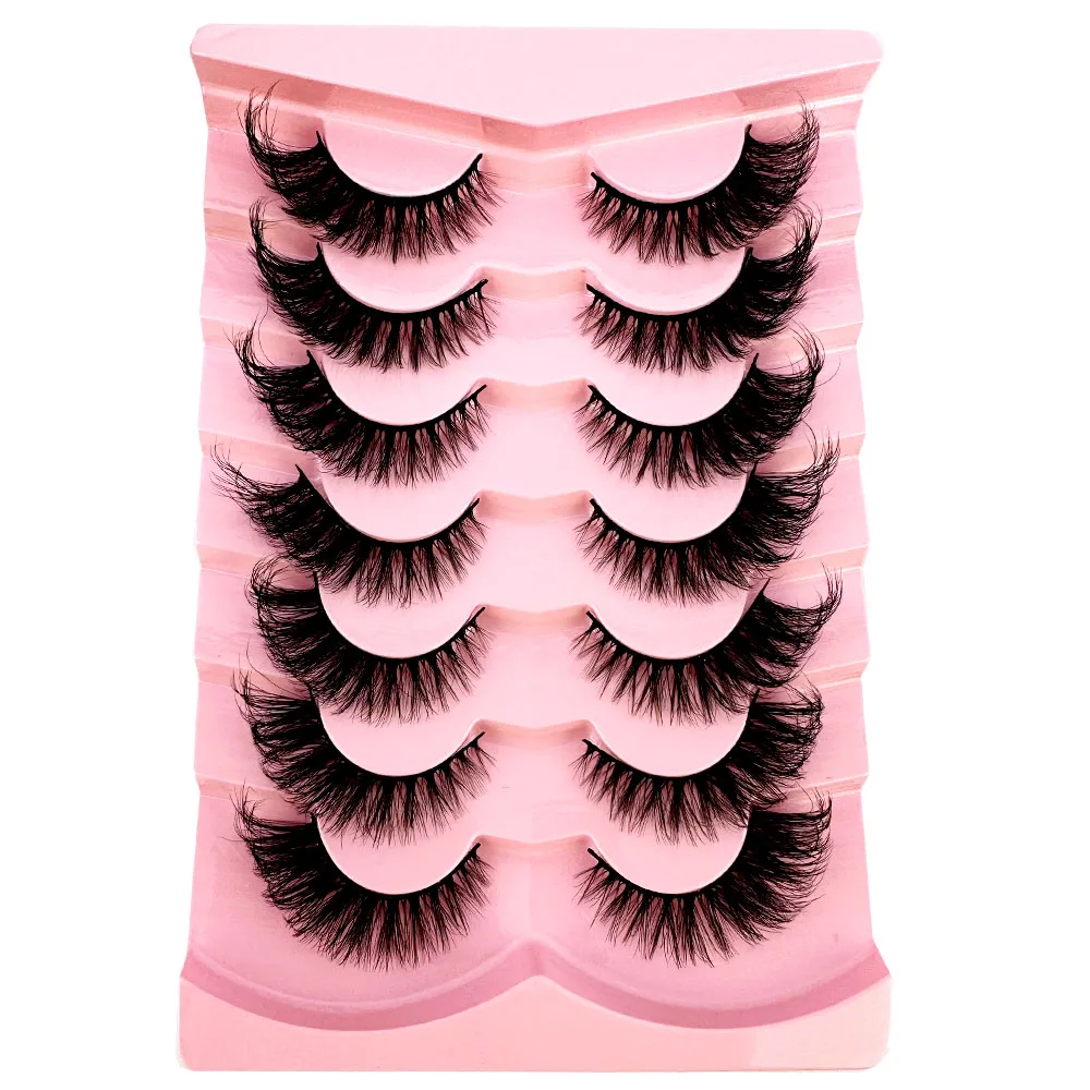 7pairs Thick Cat Eye Lashes Fl - огляд і ціна Eyelash Extension Volume Cat Eye