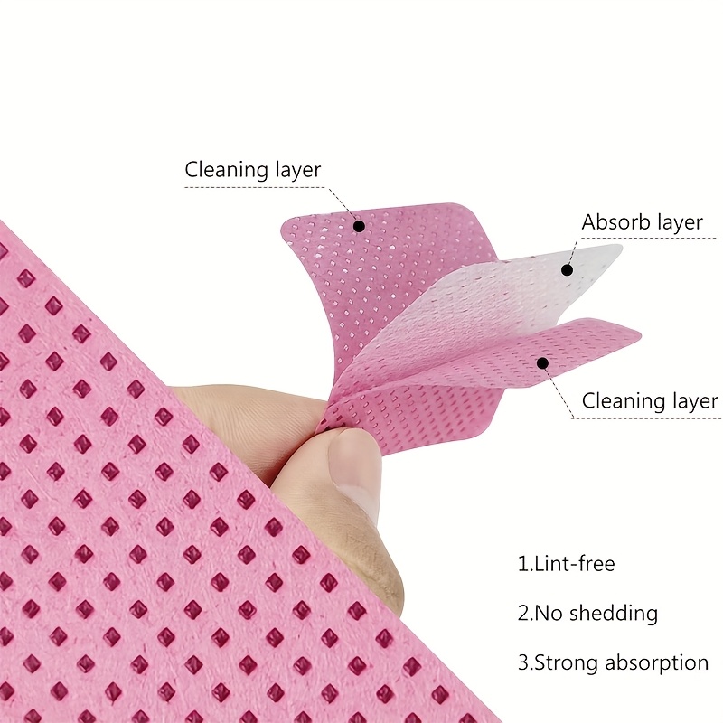 50/100/200pcs Lint-Free Nail W - огляд і ціна Eyelash Extension Removal