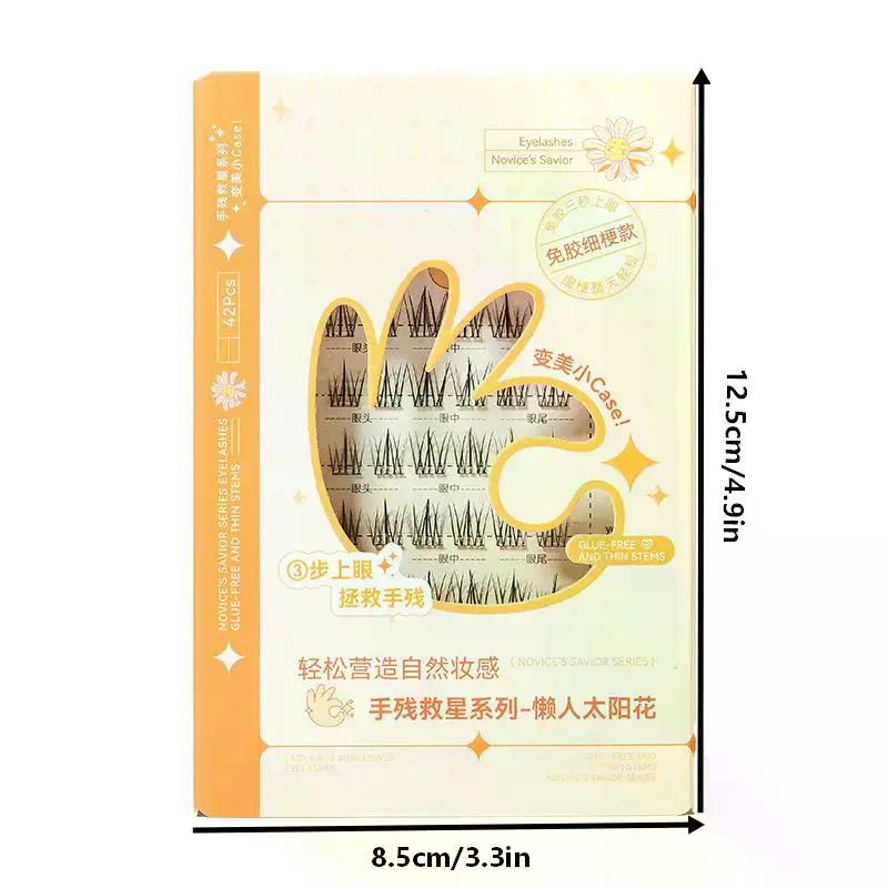 7 Rows Self-Adhesive Eyelashes - огляд і ціна Eyelash Extension Glue